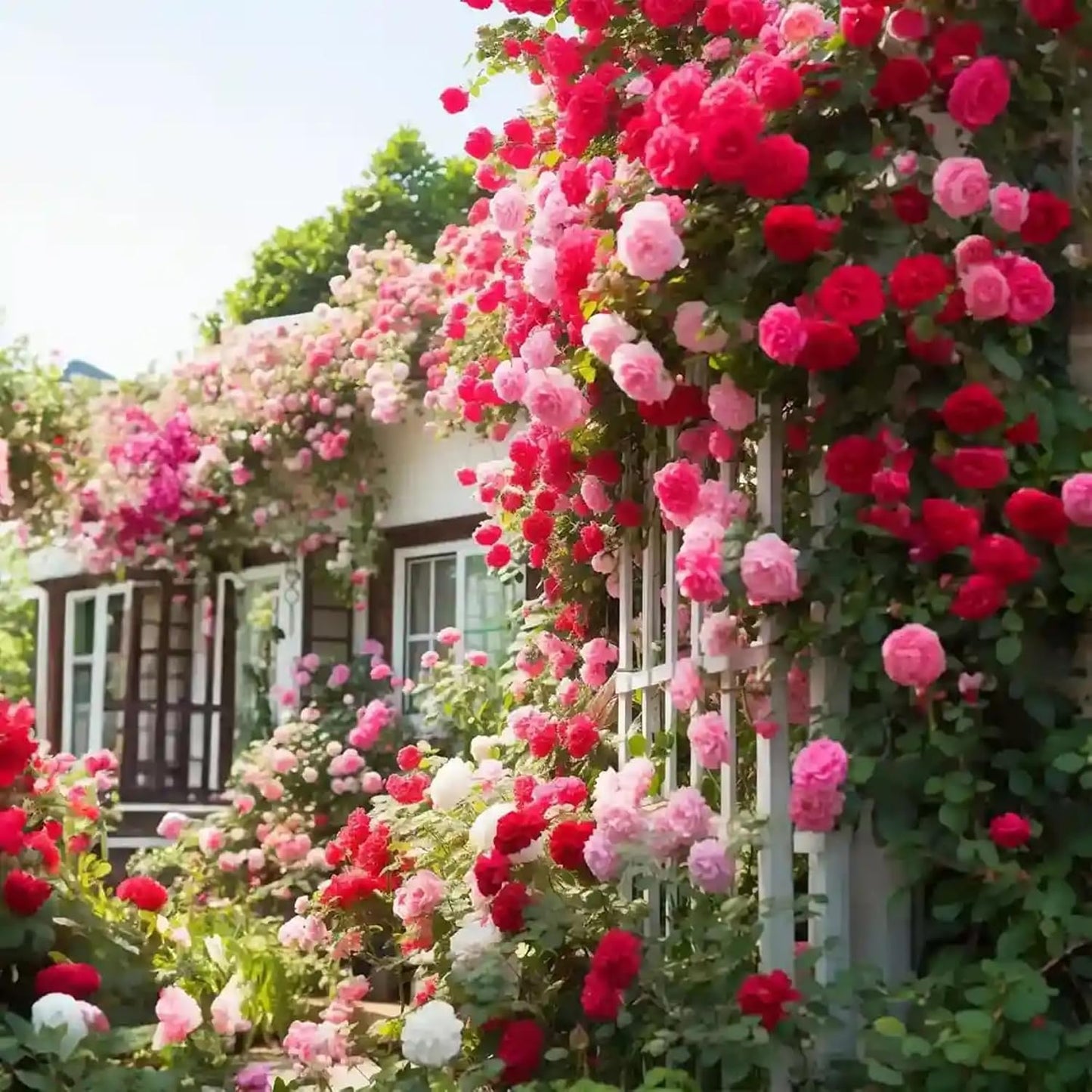 300+ Climbing Rose Seeds – Easy-Grow Garden Flowers