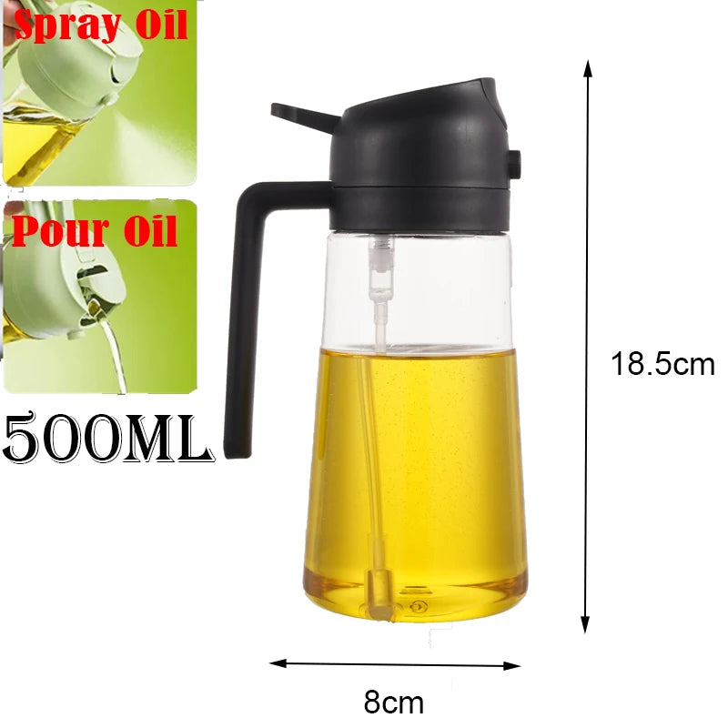 2-In-1 Oil Sprayer Bottle – Healthier Cooking, Less Mess