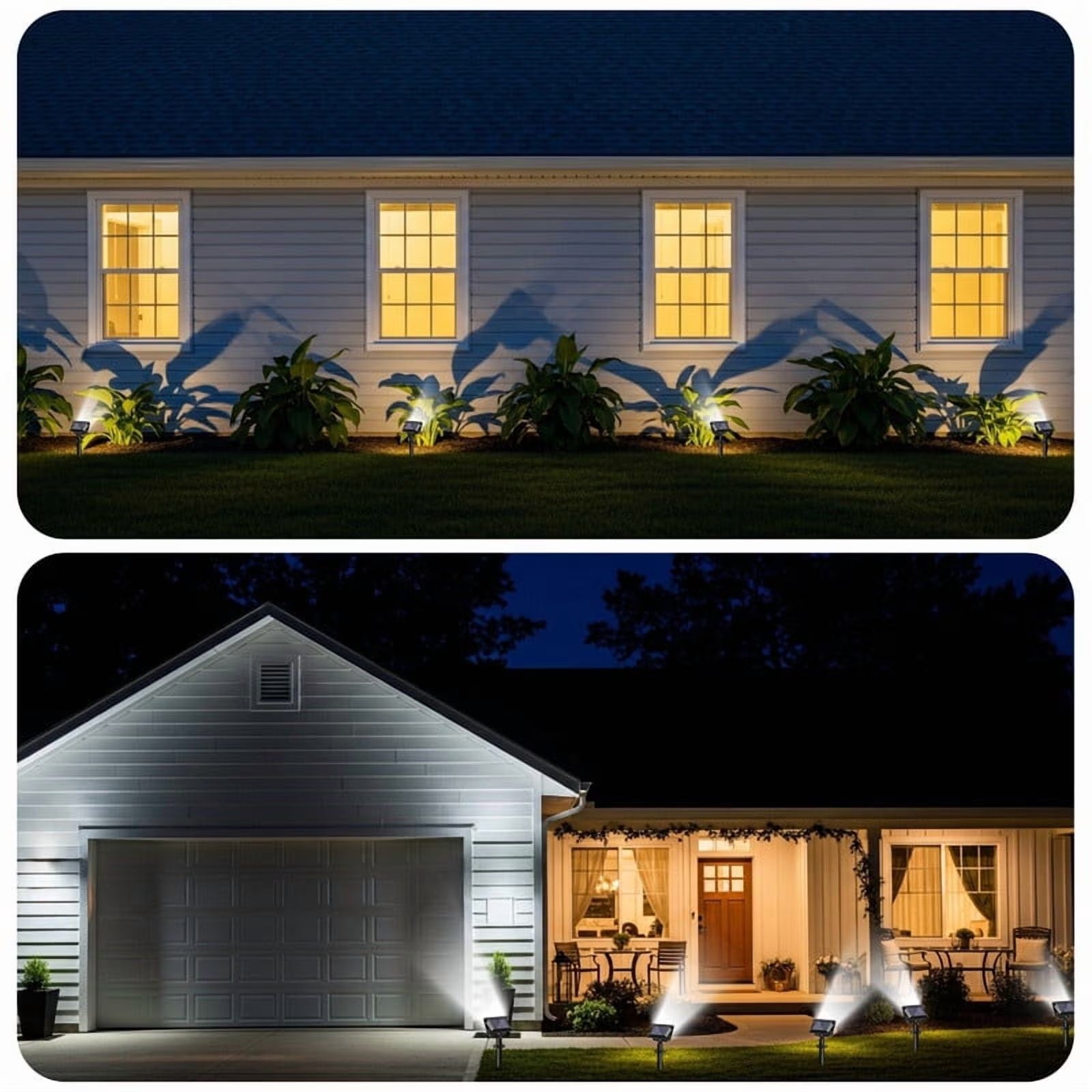 Solar Pathway & Yard Lights (4-Pack) – Waterproof Landscape Lighting
