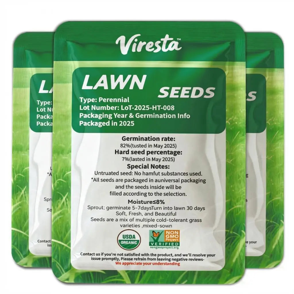 Premium USA-Grown Shade Grass Seed Mix | Fast-Growing, All-Season Turf