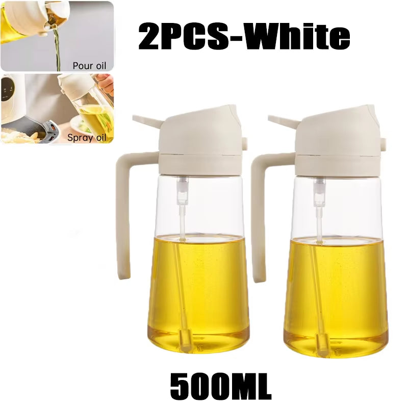 2-In-1 Oil Sprayer Bottle – Healthier Cooking, Less Mess