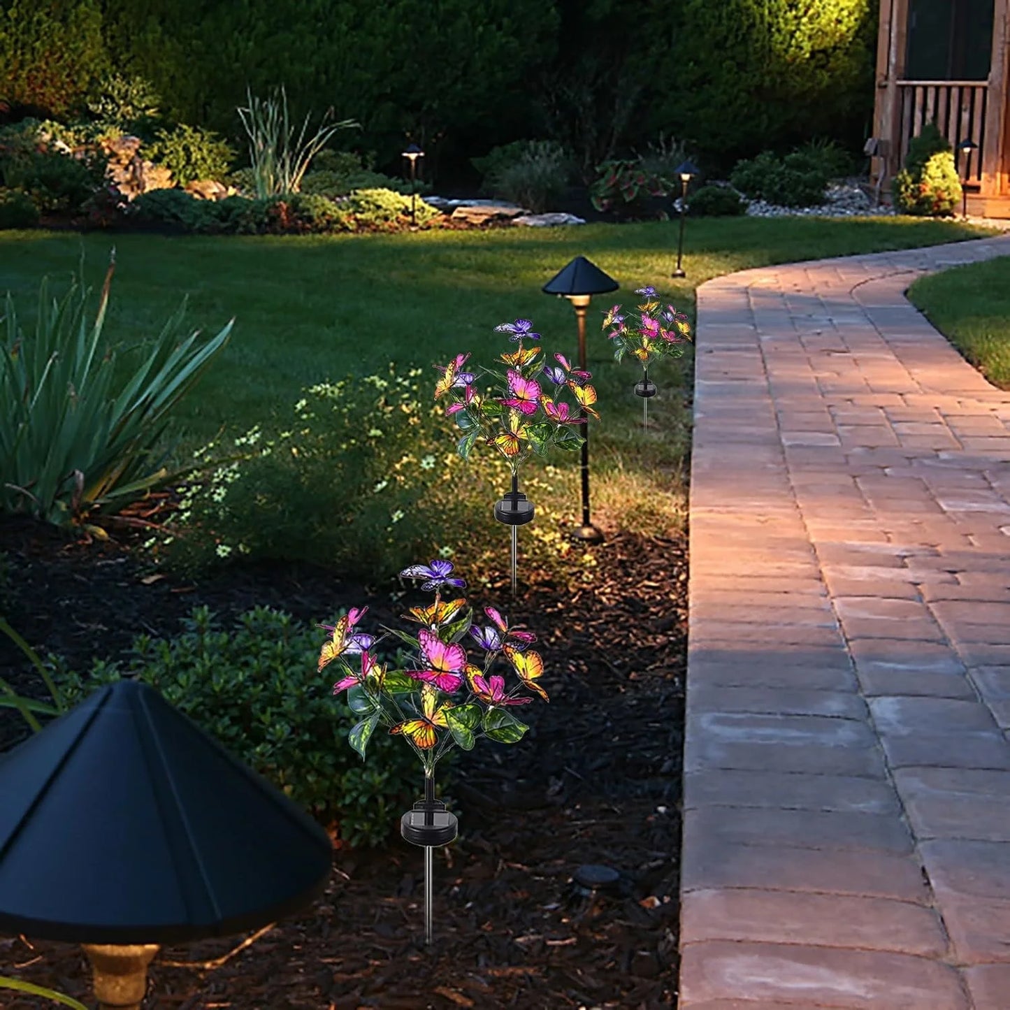 Solar Garden Butterfly Lights – Waterproof Outdoor Pathway Decor