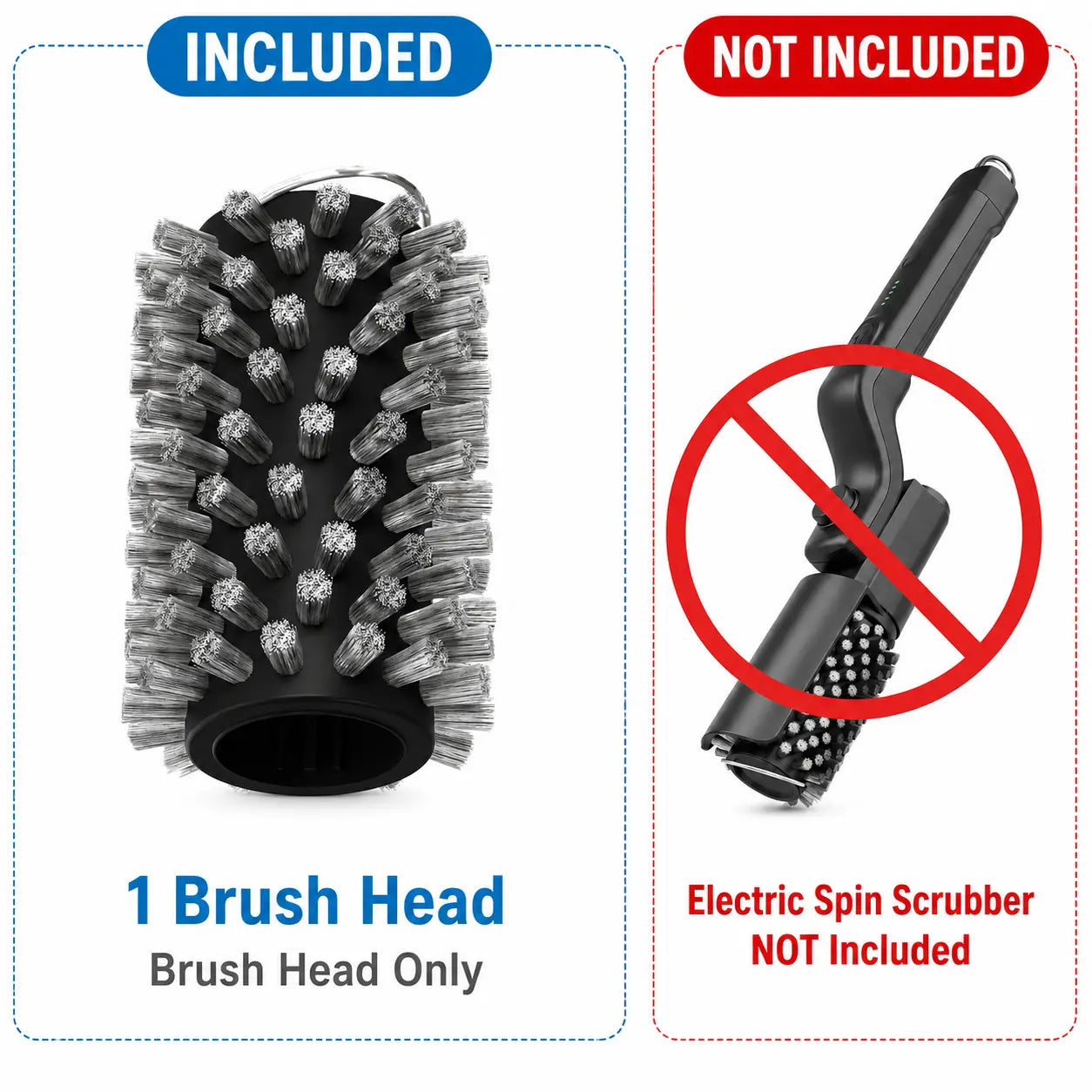 Cordless Electric BBQ Grill Brush & Spin Scrubber | 3-Speed Rechargeable Grill Cleaner Tool