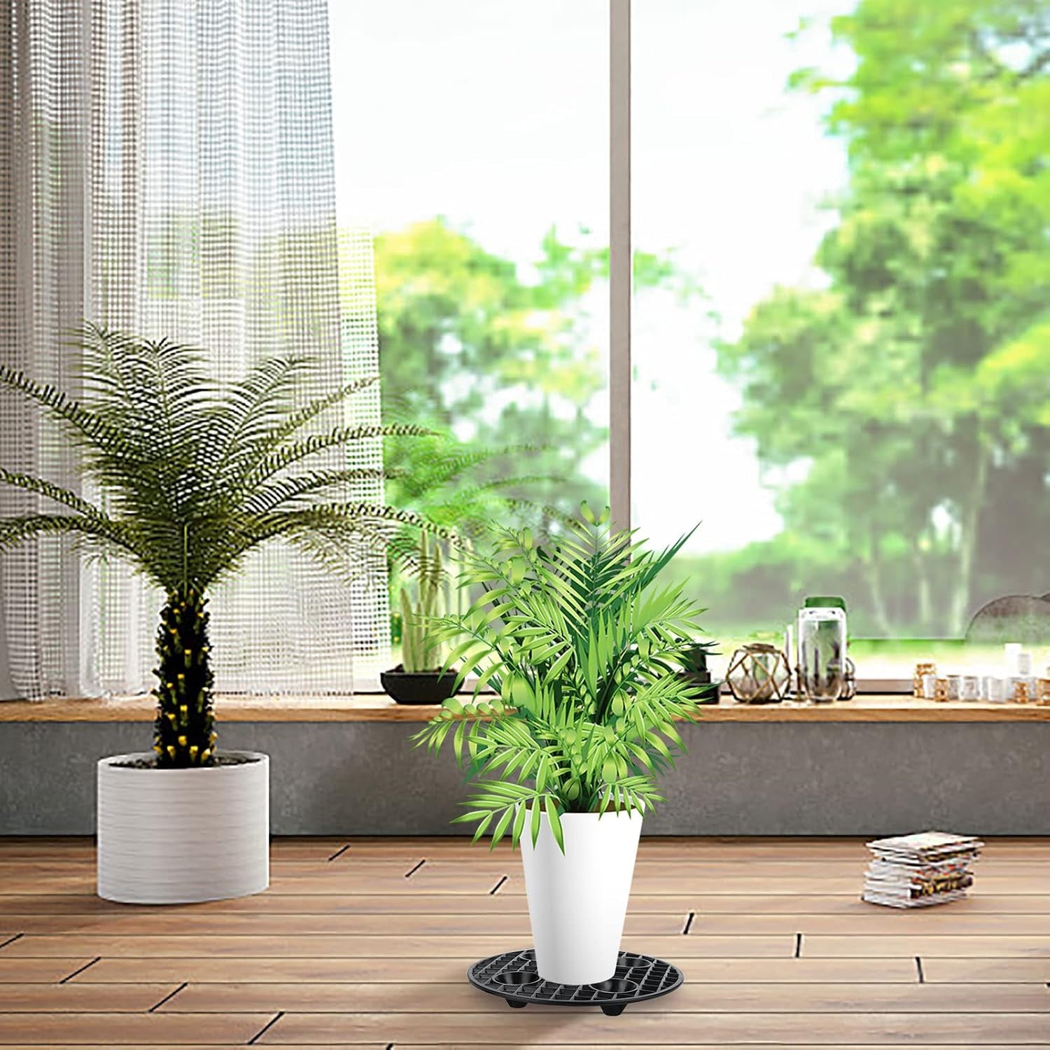 Plant Pot Risers (4-Pack) – Prevents Rot & Floor Damage