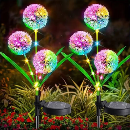 Solar Outdoor Dandelion Ball Lights (3-LED) – Waterproof Garden & Lawn Decor