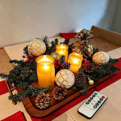 Flameless LED Candles Set – Remote Control, Warm Glow for Home & Events