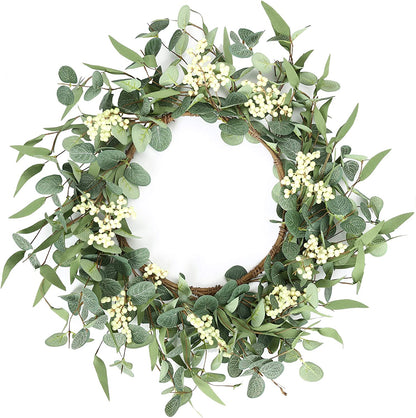 Eucalyptus Wreath for Front Door – All-Season Porch Decor