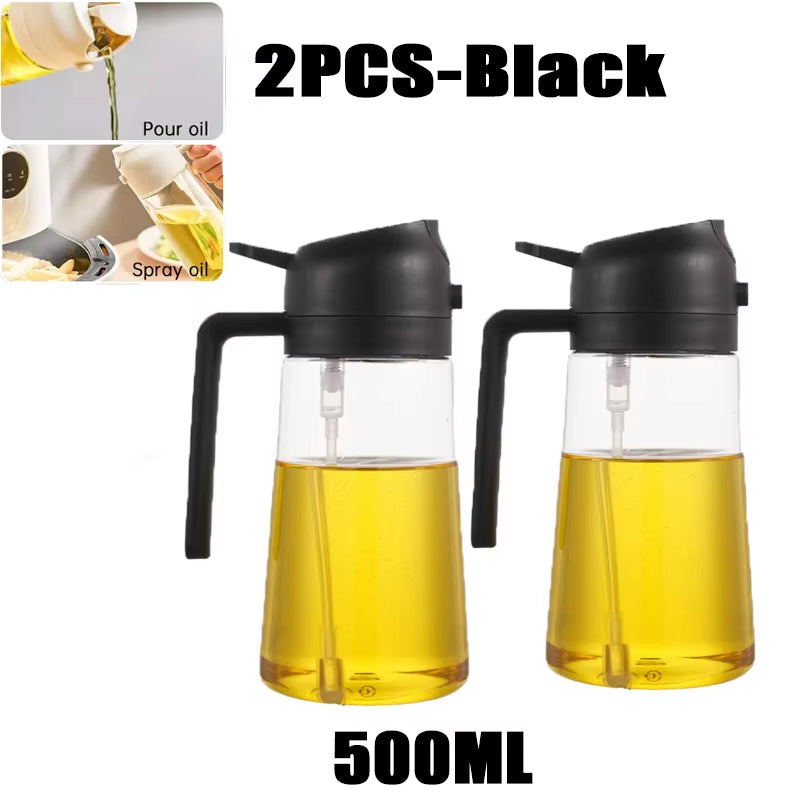 2-In-1 Oil Sprayer Bottle – Healthier Cooking, Less Mess
