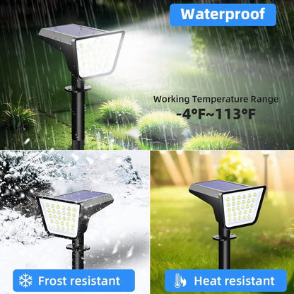 Solar Pathway & Yard Lights (4-Pack) – Waterproof Landscape Lighting