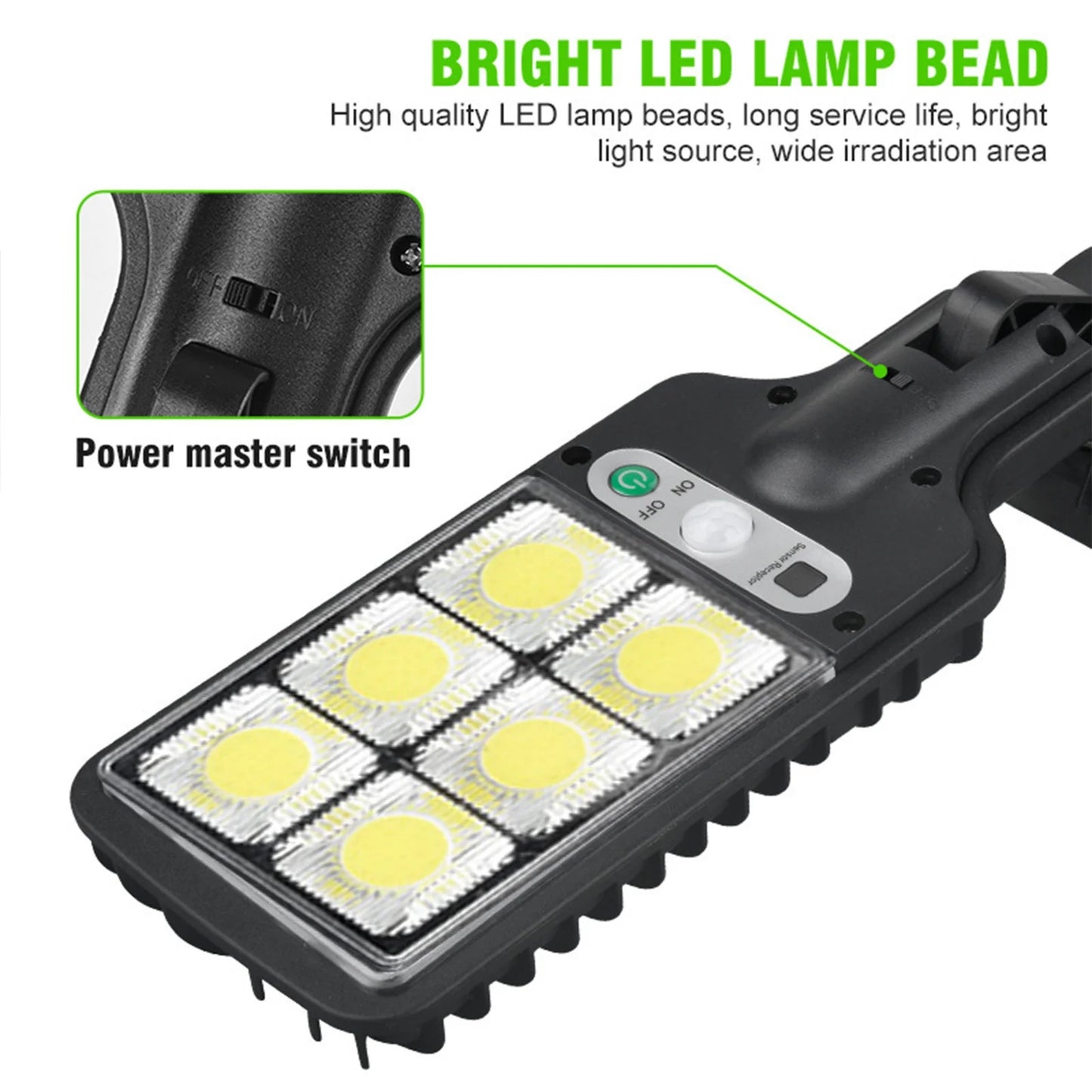 Solar Motion-Sensor Wall Lights – Waterproof Security Lighting with Remote