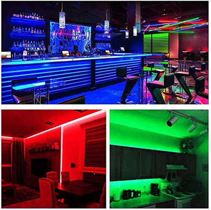 Color-Changing LED Strip Lights (60Ft) – Remote-Controlled Bedroom Lighting