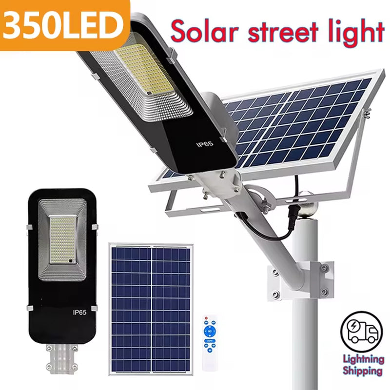 200W Solar Street Light – Dusk-To-Dawn Waterproof Security Light