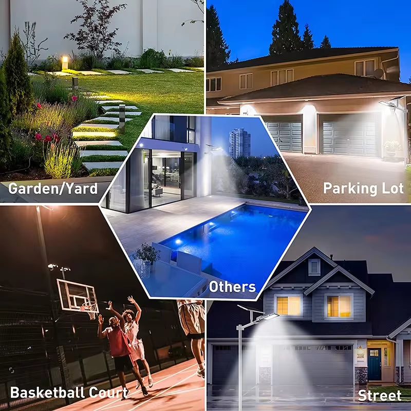 200W Solar Street Light – Dusk-To-Dawn Waterproof Security Light