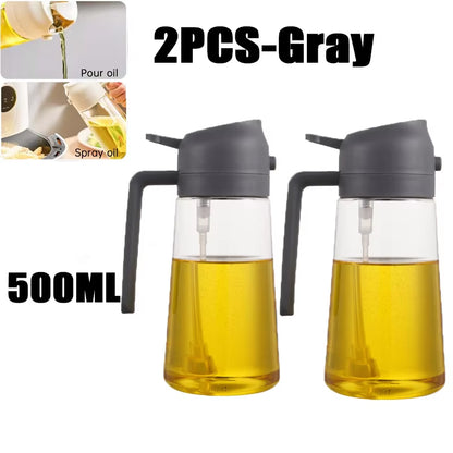 2-In-1 Oil Sprayer Bottle – Healthier Cooking, Less Mess