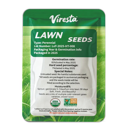 Premium USA-Grown Shade Grass Seed Mix | Fast-Growing, All-Season Turf
