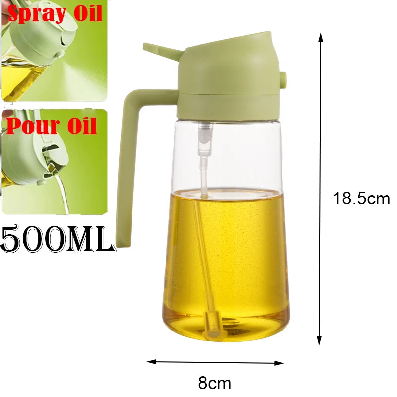 2-In-1 Oil Sprayer Bottle – Healthier Cooking, Less Mess