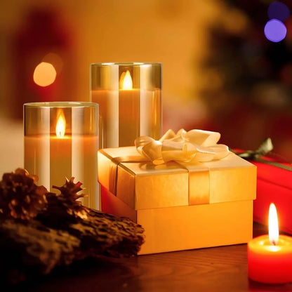 Flameless LED Candles Set – Remote Control, Warm Glow for Home & Events
