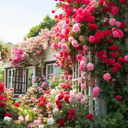 300+ Climbing Rose Seeds – Easy-Grow Garden Flowers