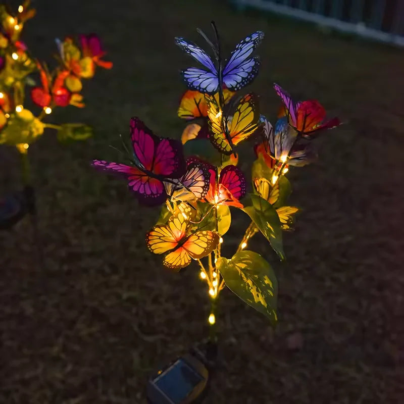 Solar Garden Butterfly Lights – Waterproof Outdoor Pathway Decor