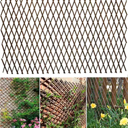 Expandable Artificial Ivy Privacy Fence Screen | Retractable Garden Trellis & Balcony Decor