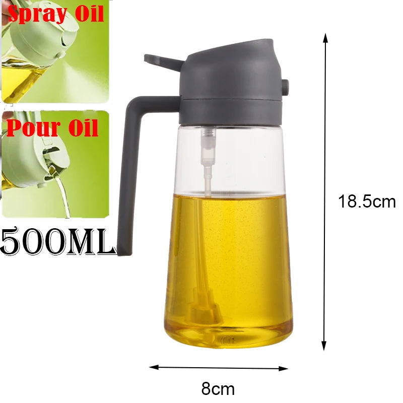 2-In-1 Oil Sprayer Bottle – Healthier Cooking, Less Mess