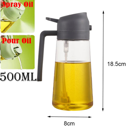2-In-1 Oil Sprayer Bottle – Healthier Cooking, Less Mess
