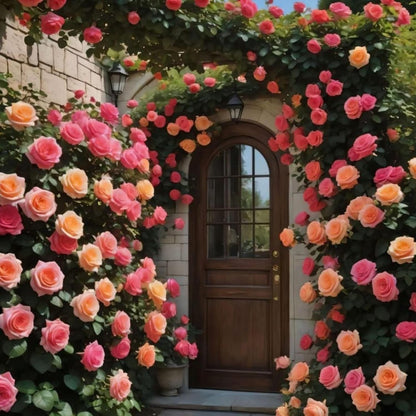 300+ Climbing Rose Seeds – Easy-Grow Garden Flowers