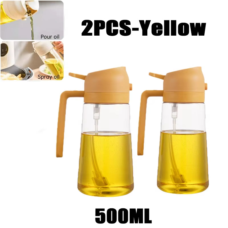 2-In-1 Oil Sprayer Bottle – Healthier Cooking, Less Mess