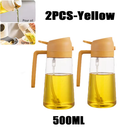 2-In-1 Oil Sprayer Bottle – Healthier Cooking, Less Mess