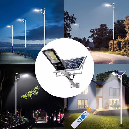 200W Solar Street Light – Dusk-To-Dawn Waterproof Security Light