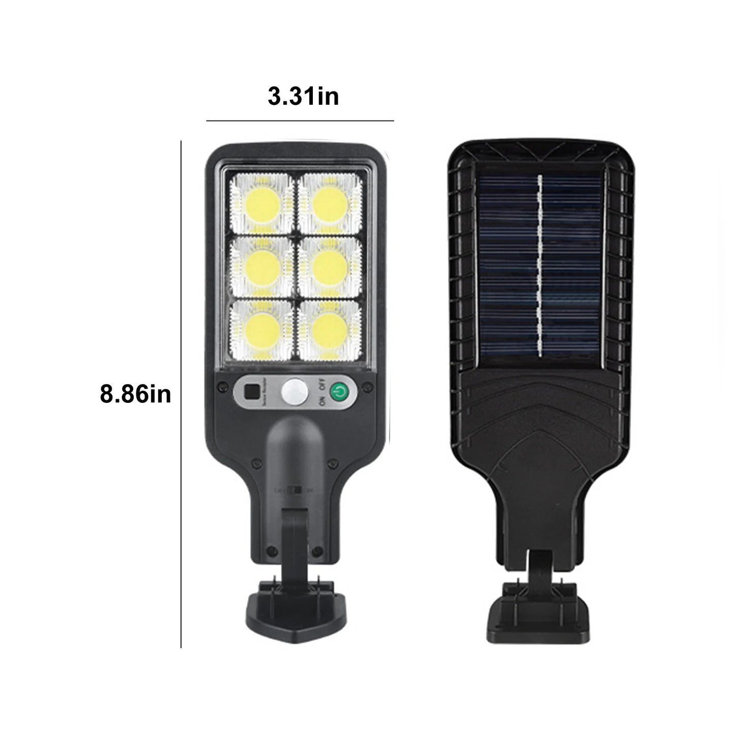 Solar Motion-Sensor Wall Lights – Waterproof Security Lighting with Remote