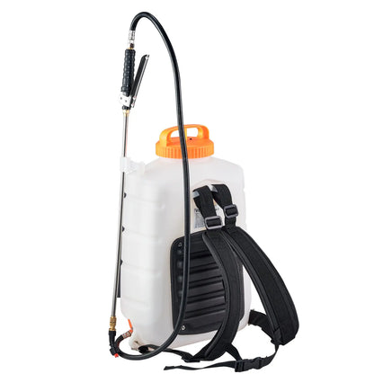 Battery-Powered Electric Backpack Sprayer | 4-Gallon Tank, 90 PSI Adjustable Pressure (12V 8Ah)