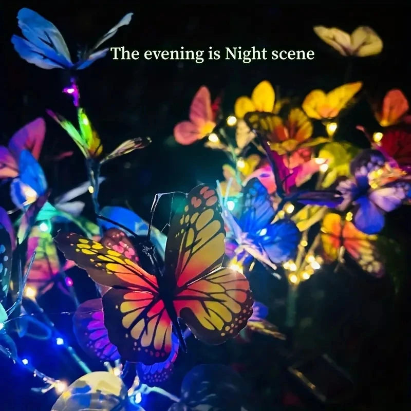 Solar Garden Butterfly Lights – Waterproof Outdoor Pathway Decor