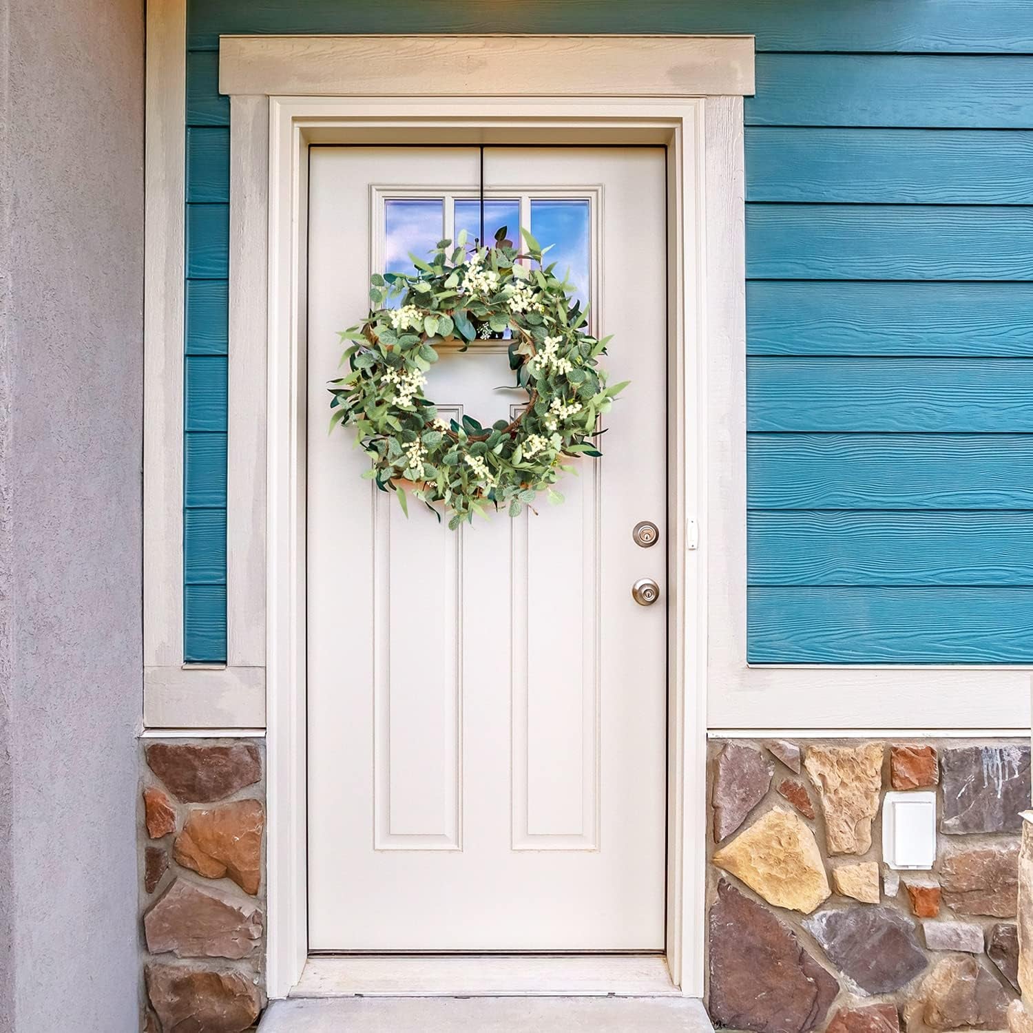 Eucalyptus Wreath for Front Door – All-Season Porch Decor