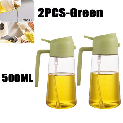 2-In-1 Oil Sprayer Bottle – Healthier Cooking, Less Mess