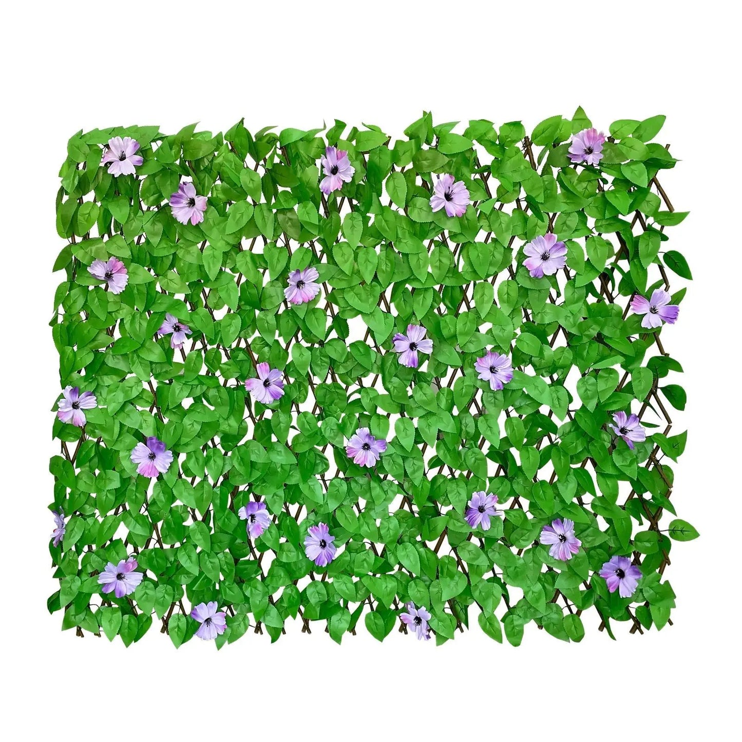 Expandable Artificial Ivy Privacy Fence Screen | Retractable Garden Trellis & Balcony Decor