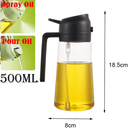 2-In-1 Oil Sprayer Bottle – Healthier Cooking, Less Mess