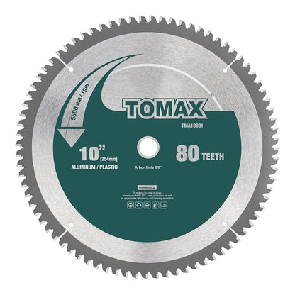 10-Inch 80-Tooth Aluminum Cutting Saw Blade – Precision Metal Cutting
