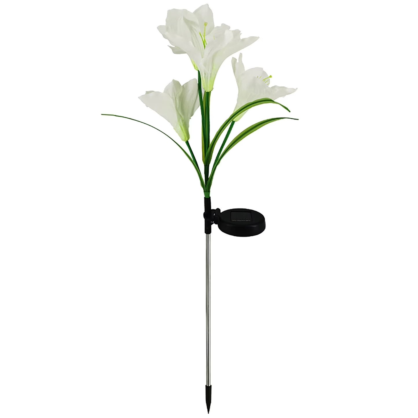 Solar Lily Flower Garden Lights – Color-Changing Waterproof Decor