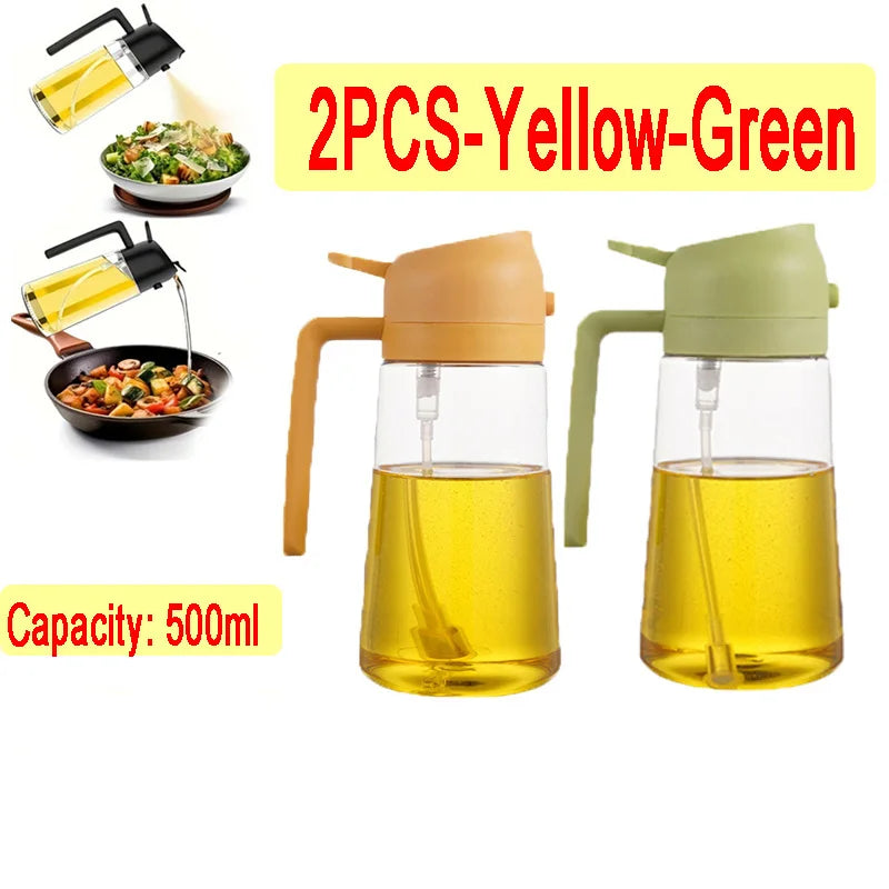 2-In-1 Oil Sprayer Bottle – Healthier Cooking, Less Mess