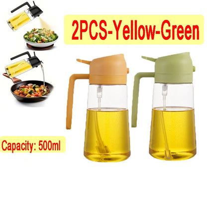 2-In-1 Oil Sprayer Bottle – Healthier Cooking, Less Mess