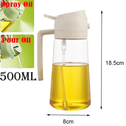 2-In-1 Oil Sprayer Bottle – Healthier Cooking, Less Mess