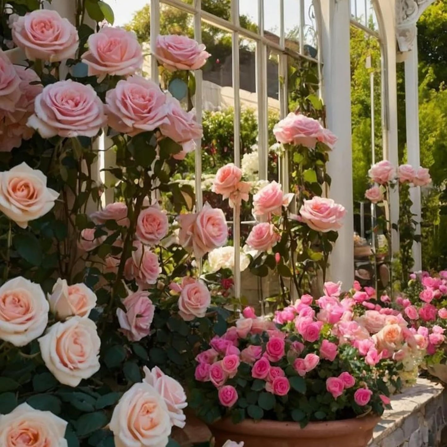 300+ Climbing Rose Seeds – Easy-Grow Garden Flowers
