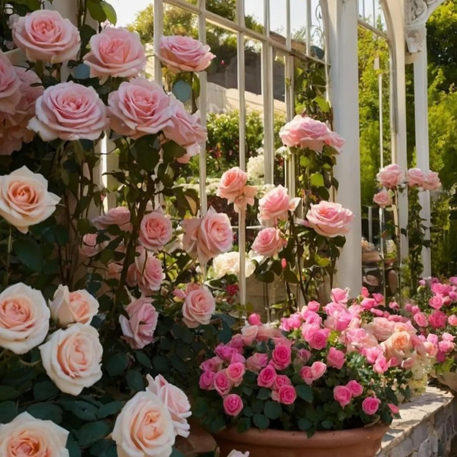 300+ Climbing Rose Seeds – Easy-Grow Garden Flowers